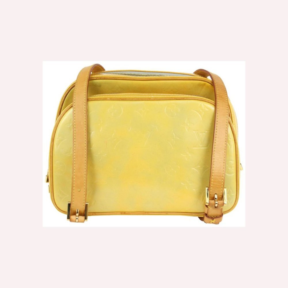Louis Vuitton Yellow Monogram Vernis Murray Mini Backpack 7lv1018